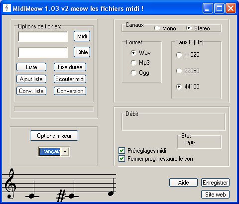 midi to mp3 sceenshot